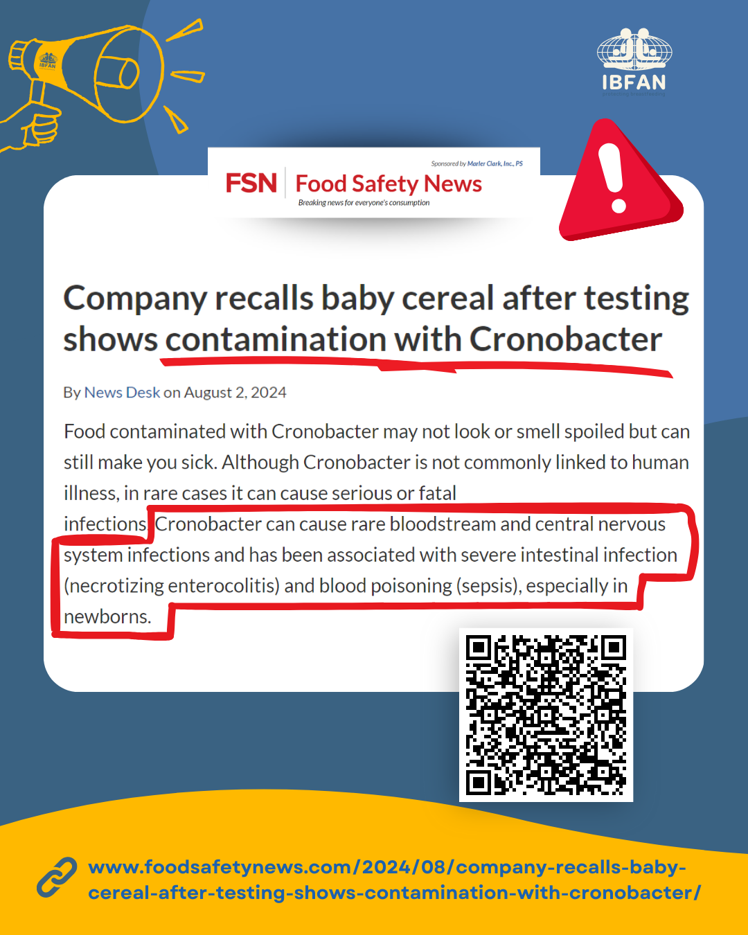 COMPANY RECALLS BABY CEREAL AFTER TESTING SHOWS CONTAMINATION WITH ...
