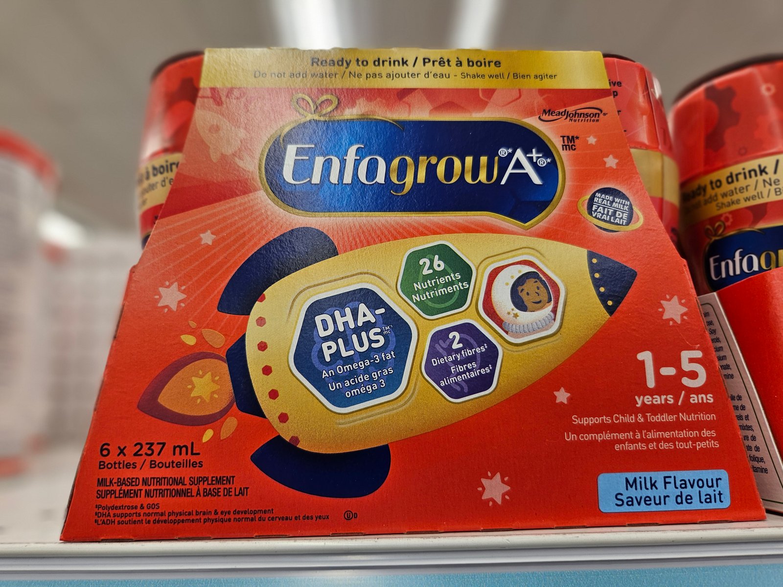 Enfagrow A+ ready-to-drink multipack front