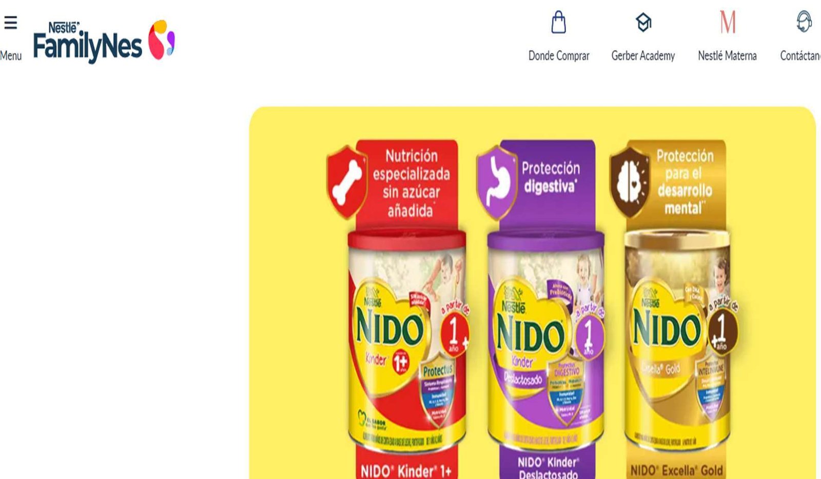 FamilyNes - nutrición especializada, protección digestiva y protección para el desarrollo mental