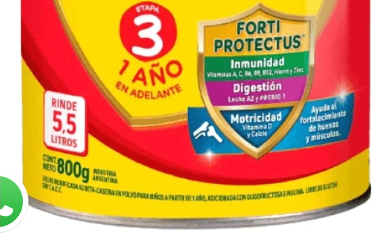 NIDO 3 - fortalece huesos y músculos