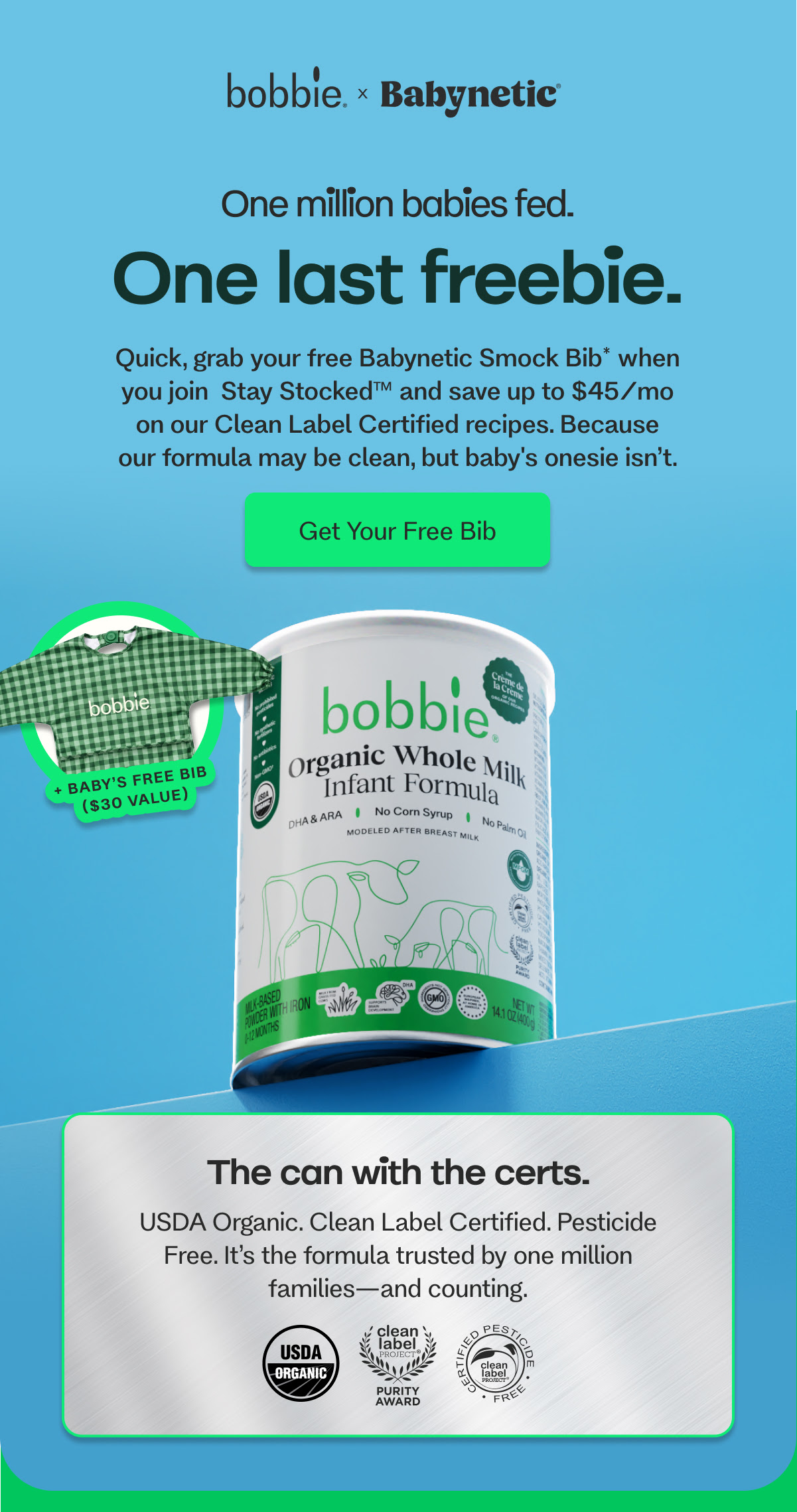 Bobbie digital marketing - Modeled after breastmilk